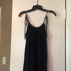 Jenni Kayne Black silk cami dress- size M